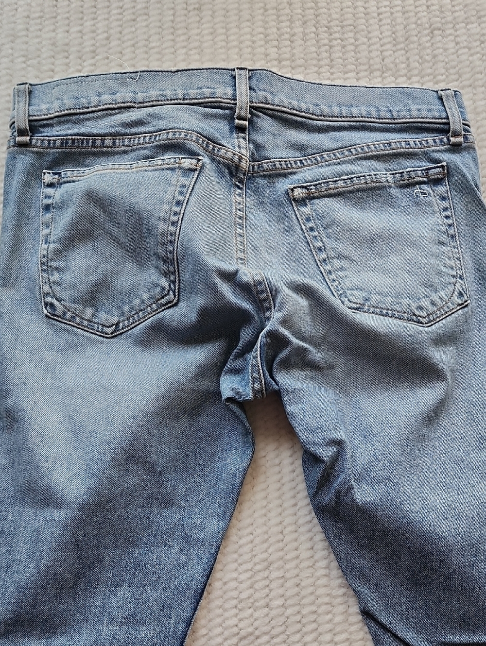Rag & Bone New York Fit 1 Extra Slim Blue Jeans - Picture 6 of 10